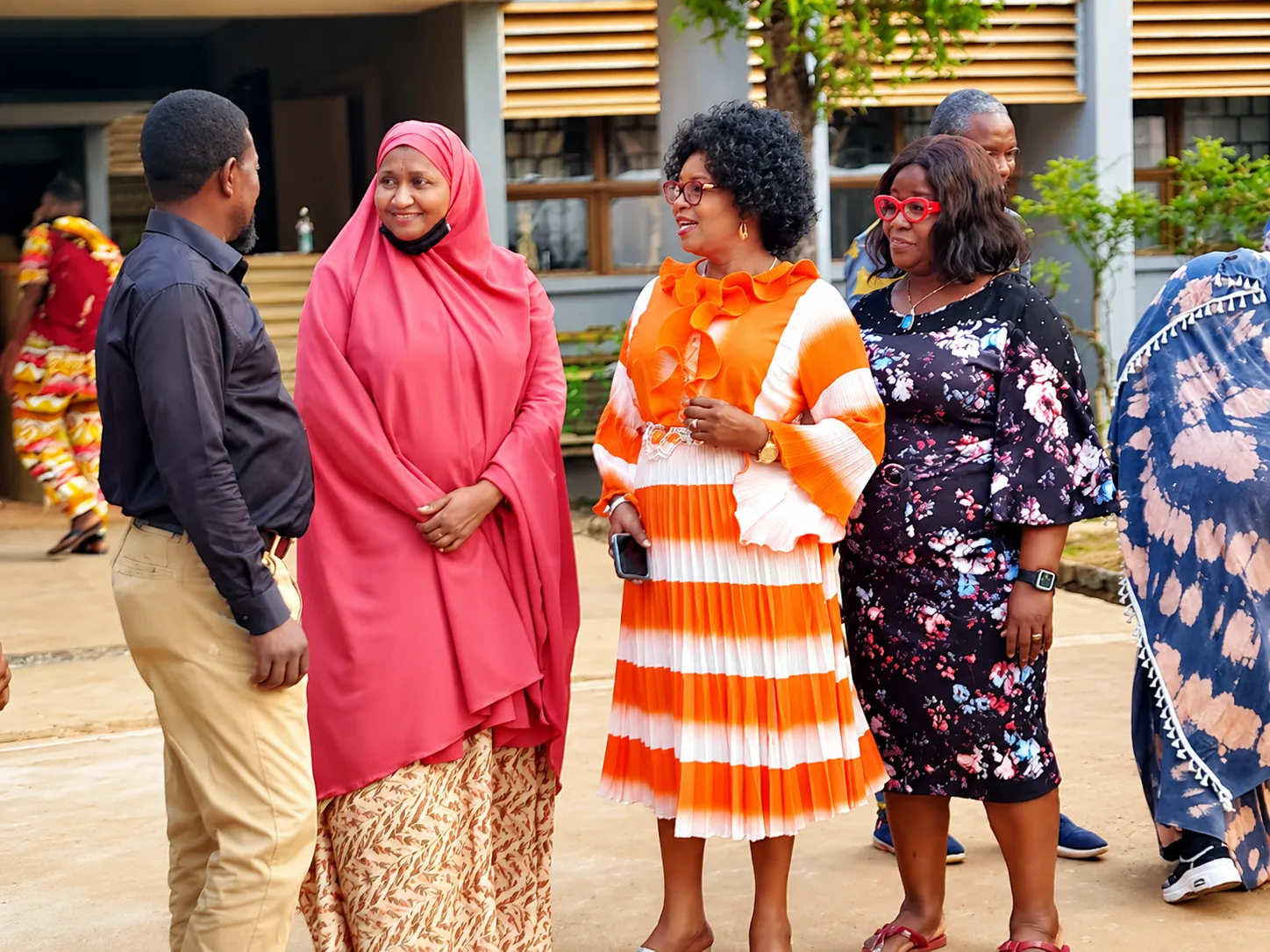 FTC Enugu Provost with NBTE Team Leader Dr. Mrs. Kubura Fauro D. during a visit to the Centre
