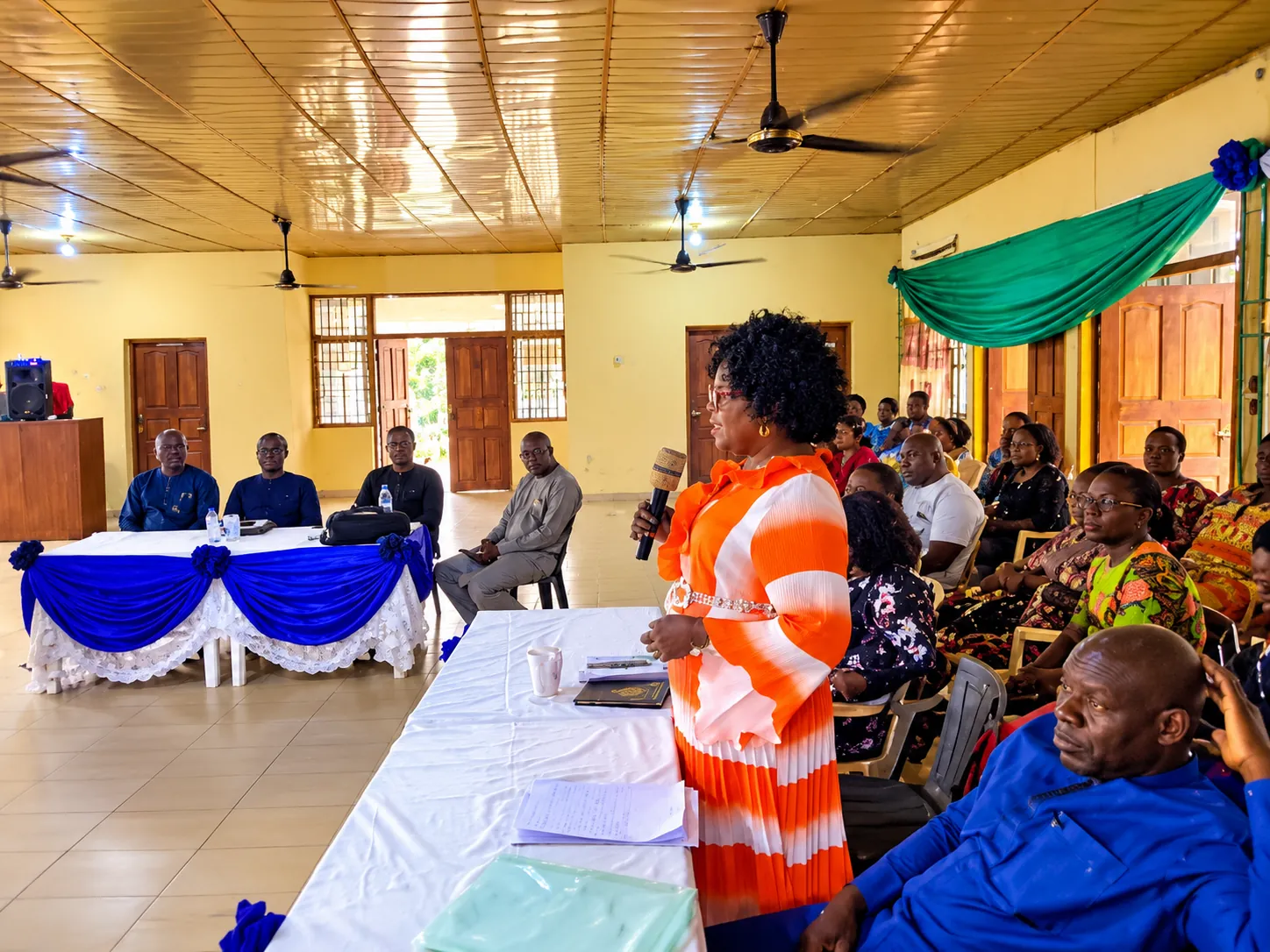 Provost of FTC Enugu addressing participants during the NBTE team visit on 31 January 2025